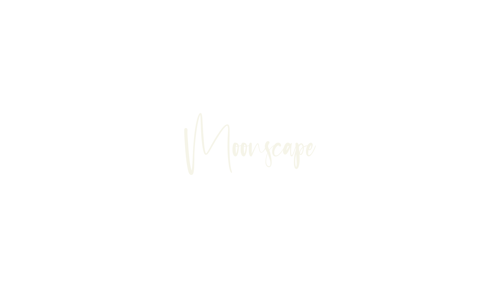 Moonscape, lettering font preview