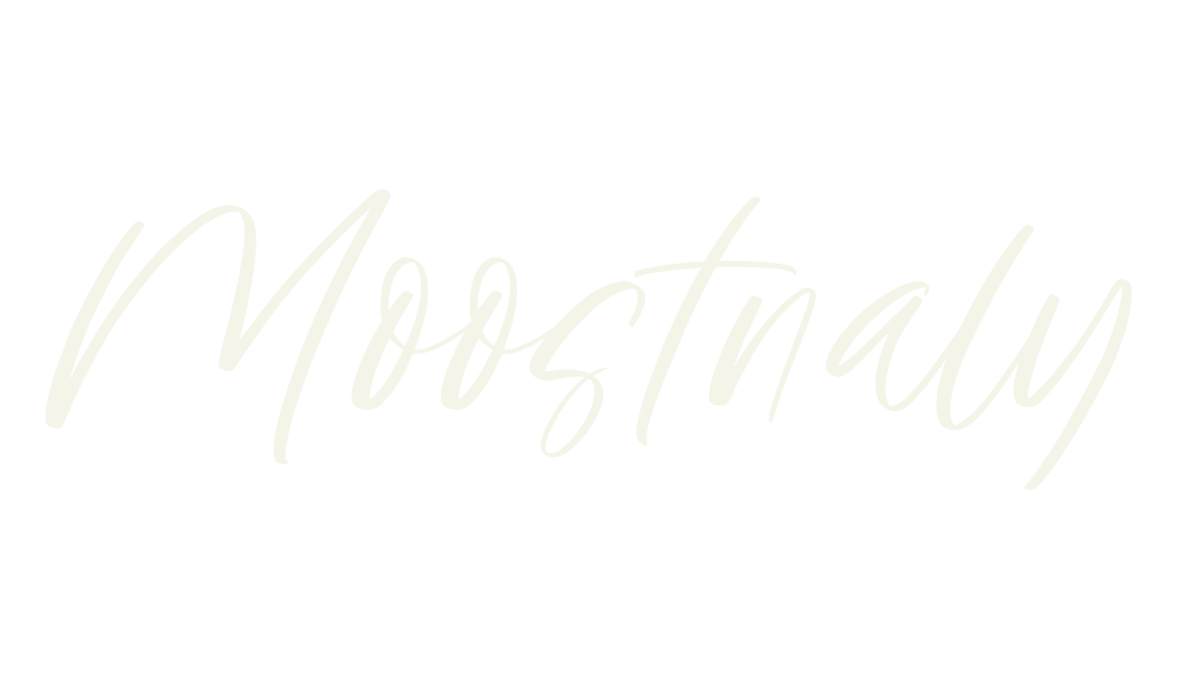 Moostnaly, script font preview