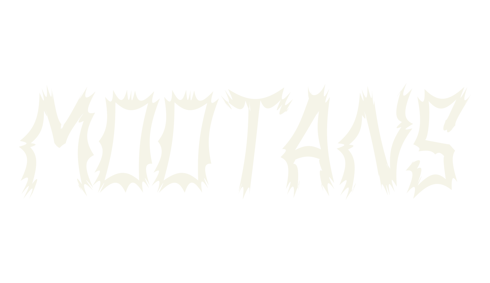 MOOTANS, halloween font preview