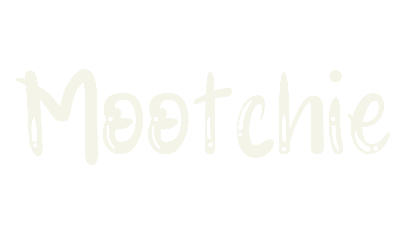 Mootchie, handwritten font preview