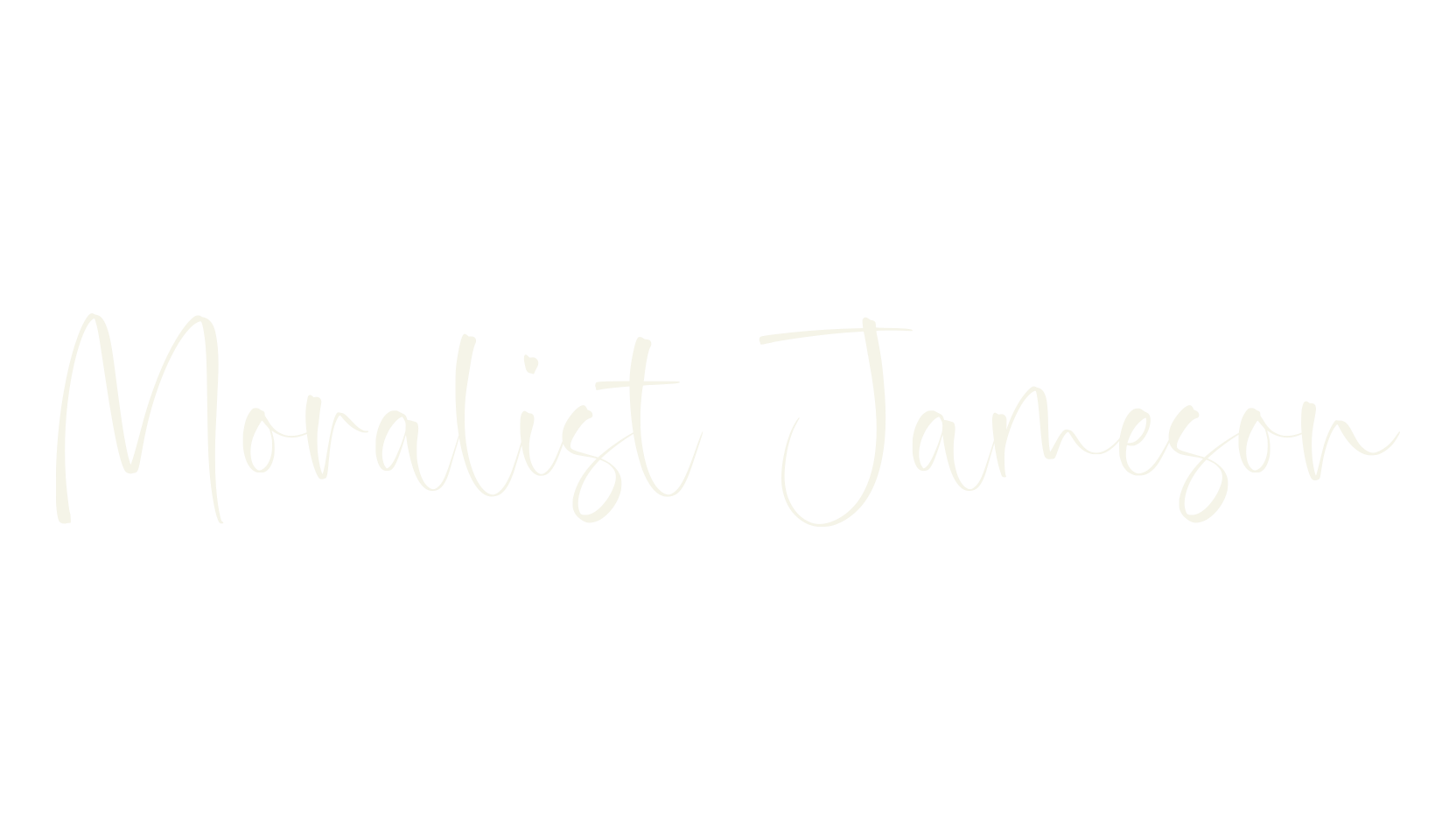 Moralist Jameson, calligraphy font preview