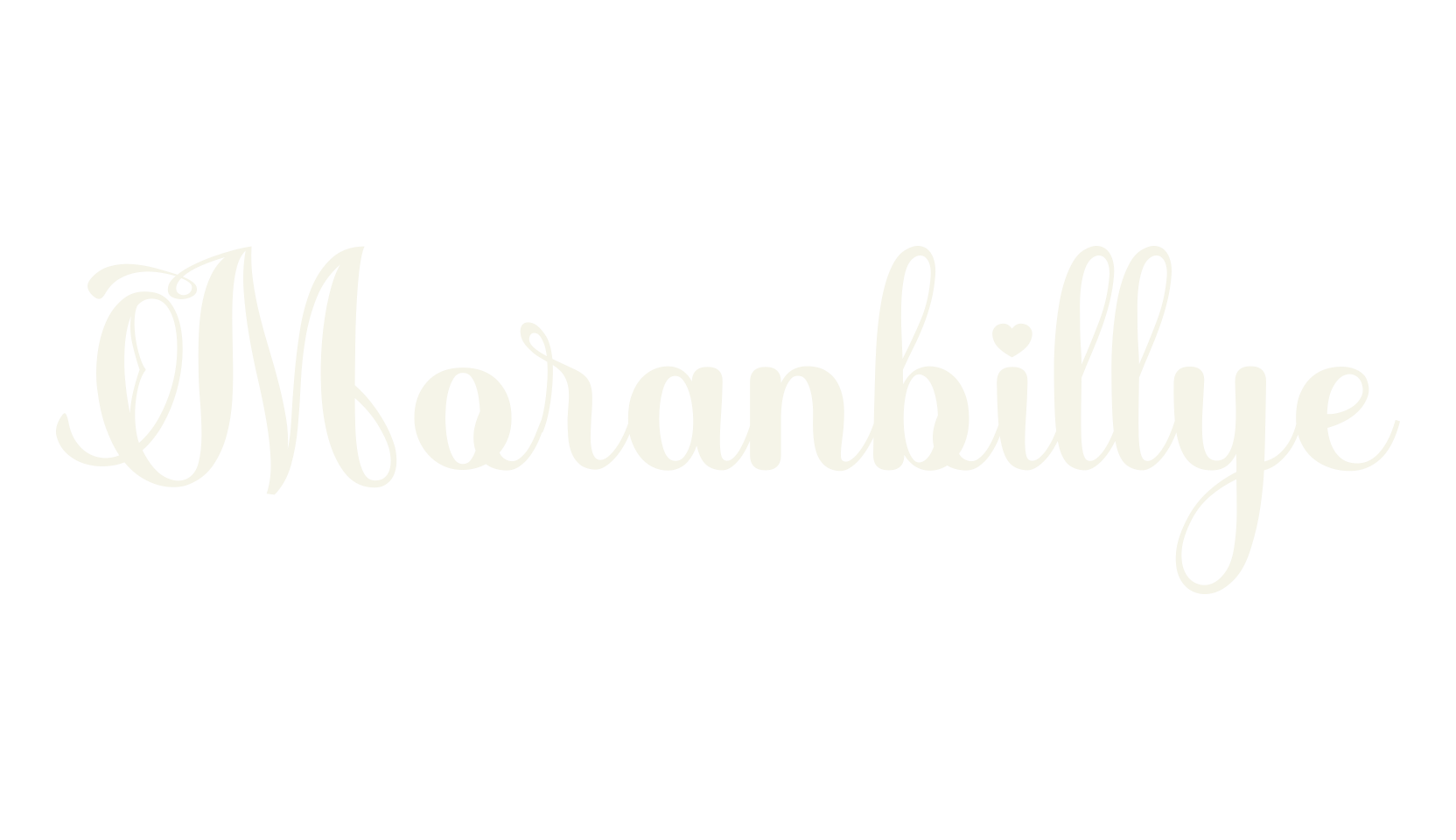 Moranbillye, calligraphy font preview