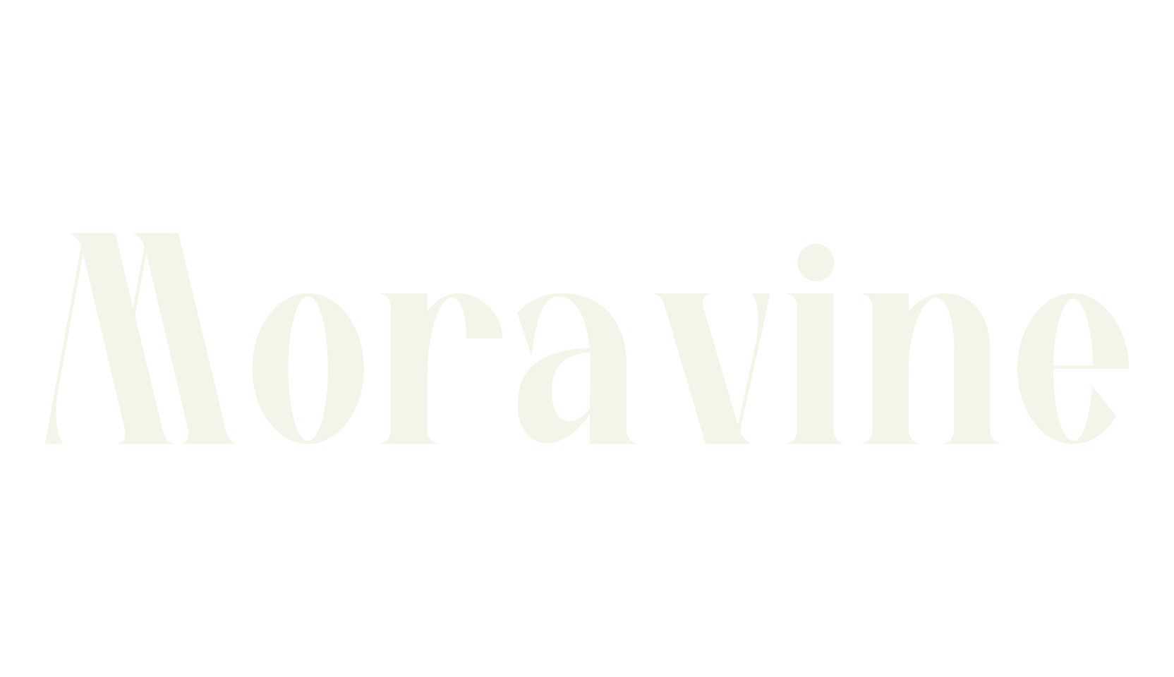 Moravine, serif font preview