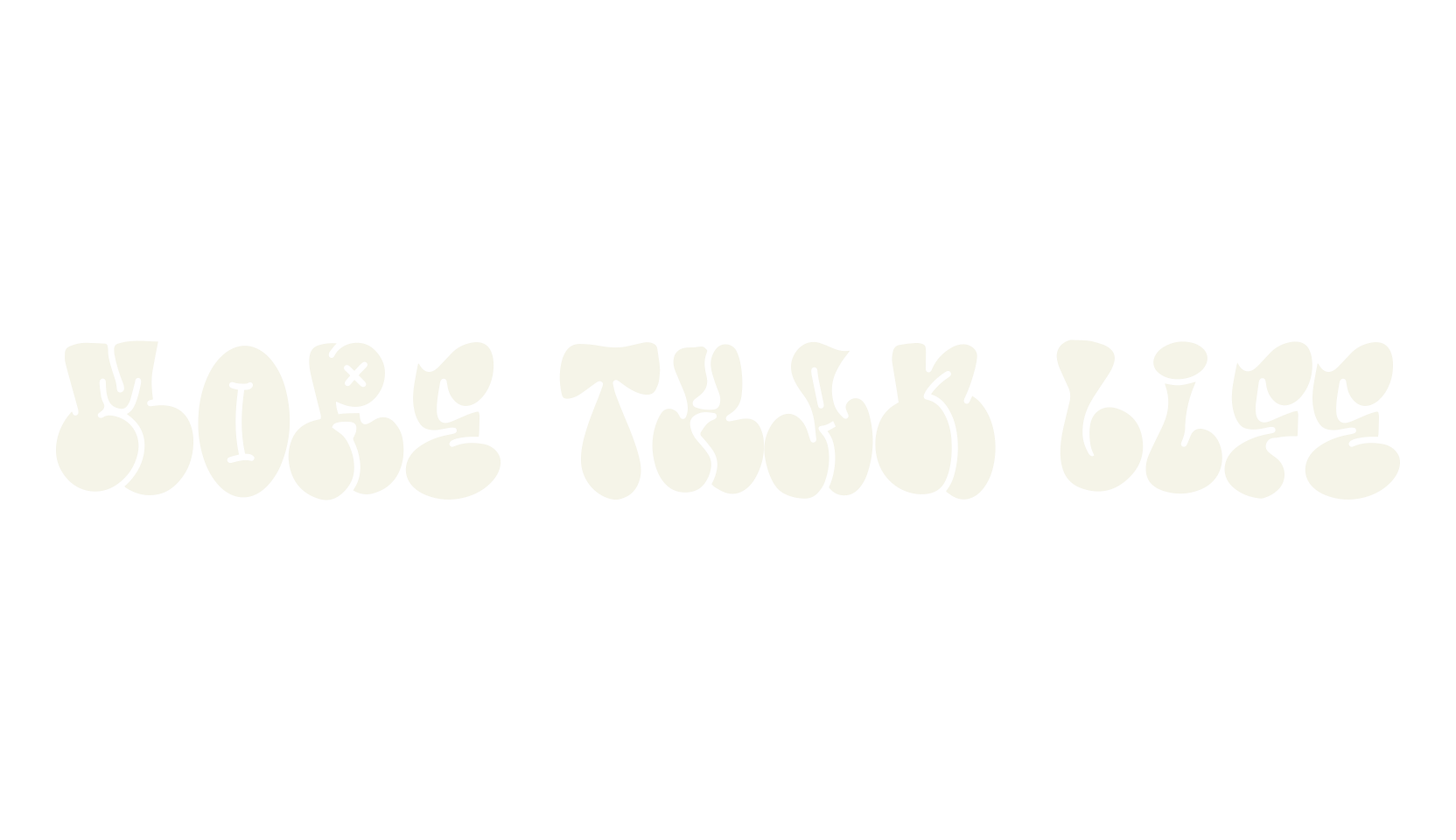More Than Life, graffiti font preview