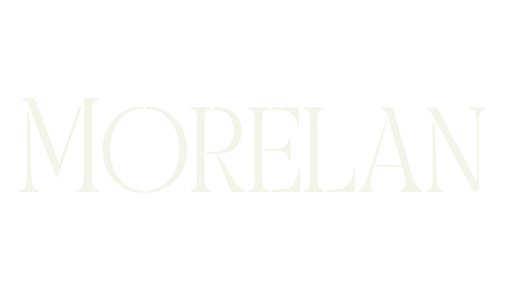 Morelan, serif font preview