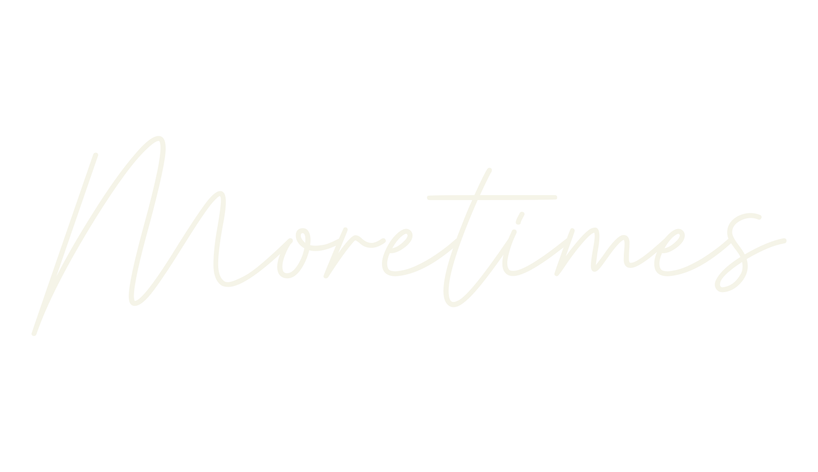 Moretimes, cursive font preview