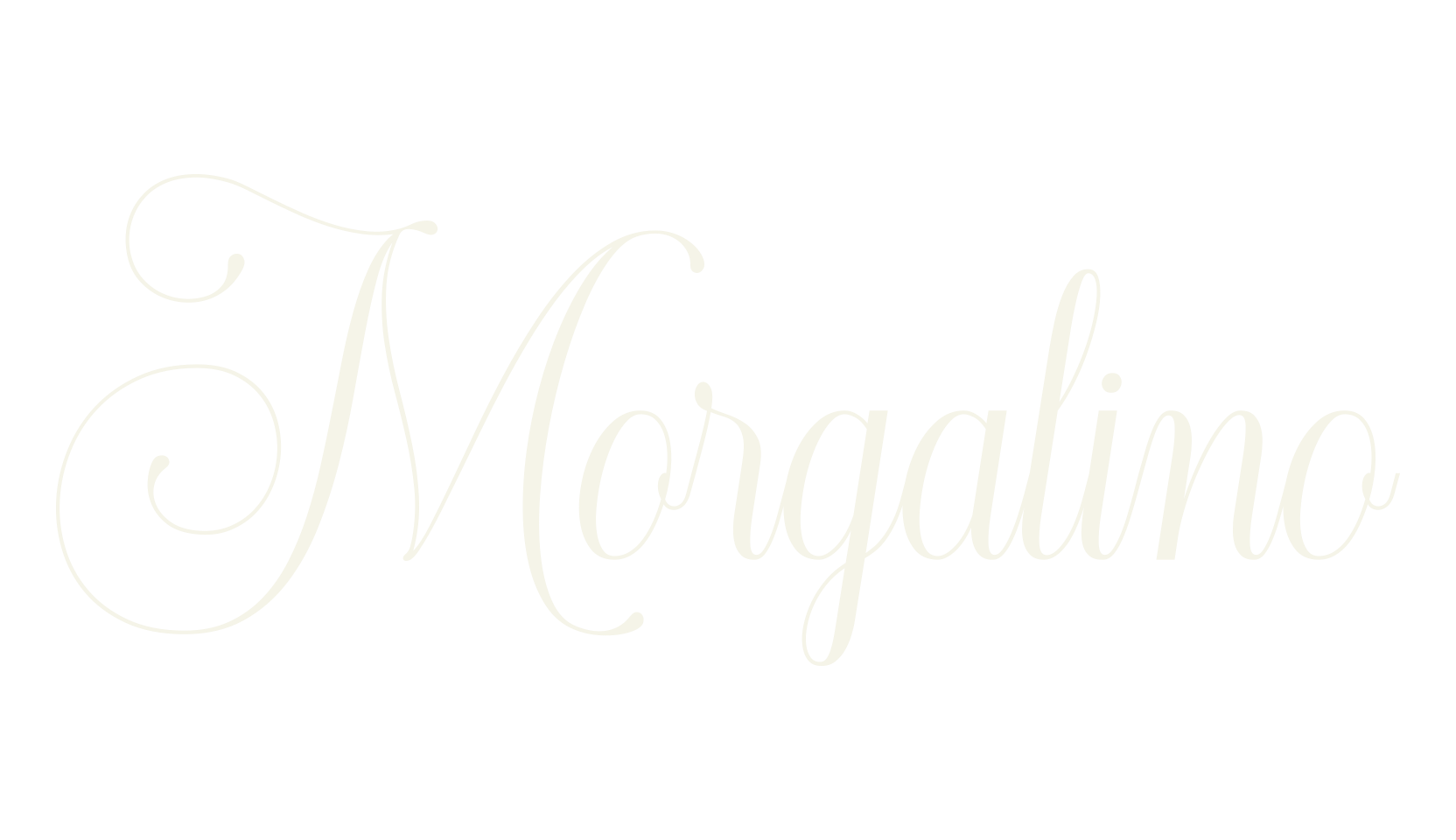 Morgalino, calligraphy font preview