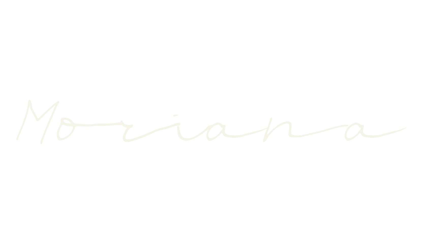 Moriana, letter font preview