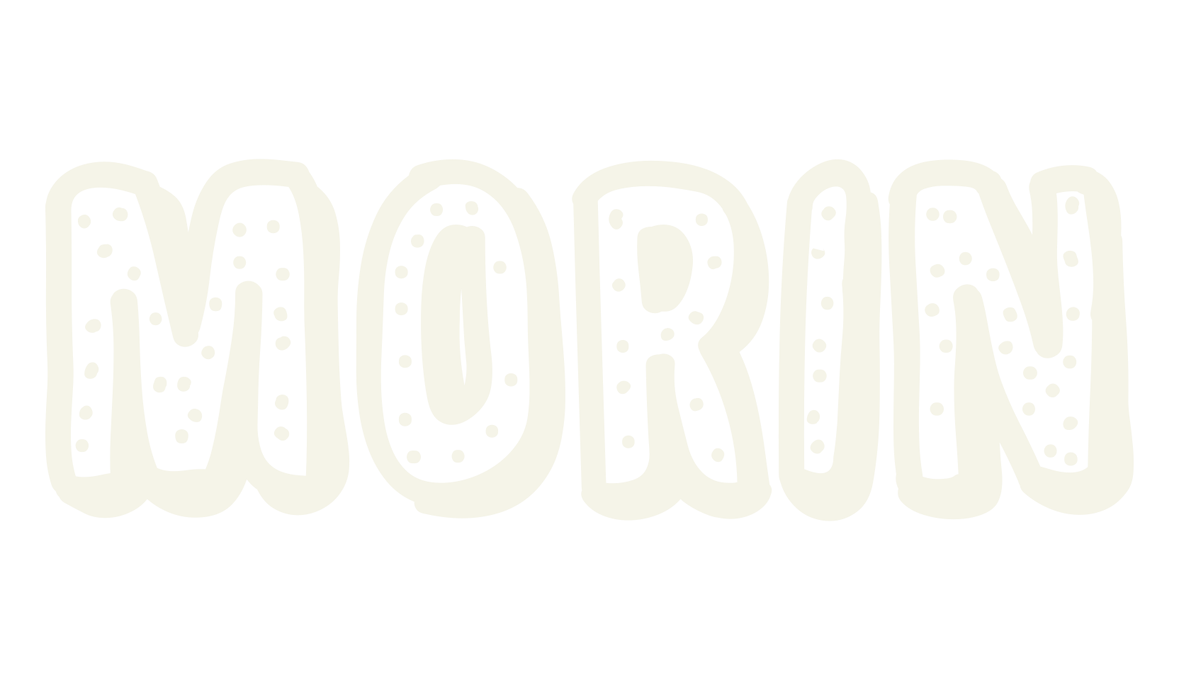 MORIN, birthday font preview