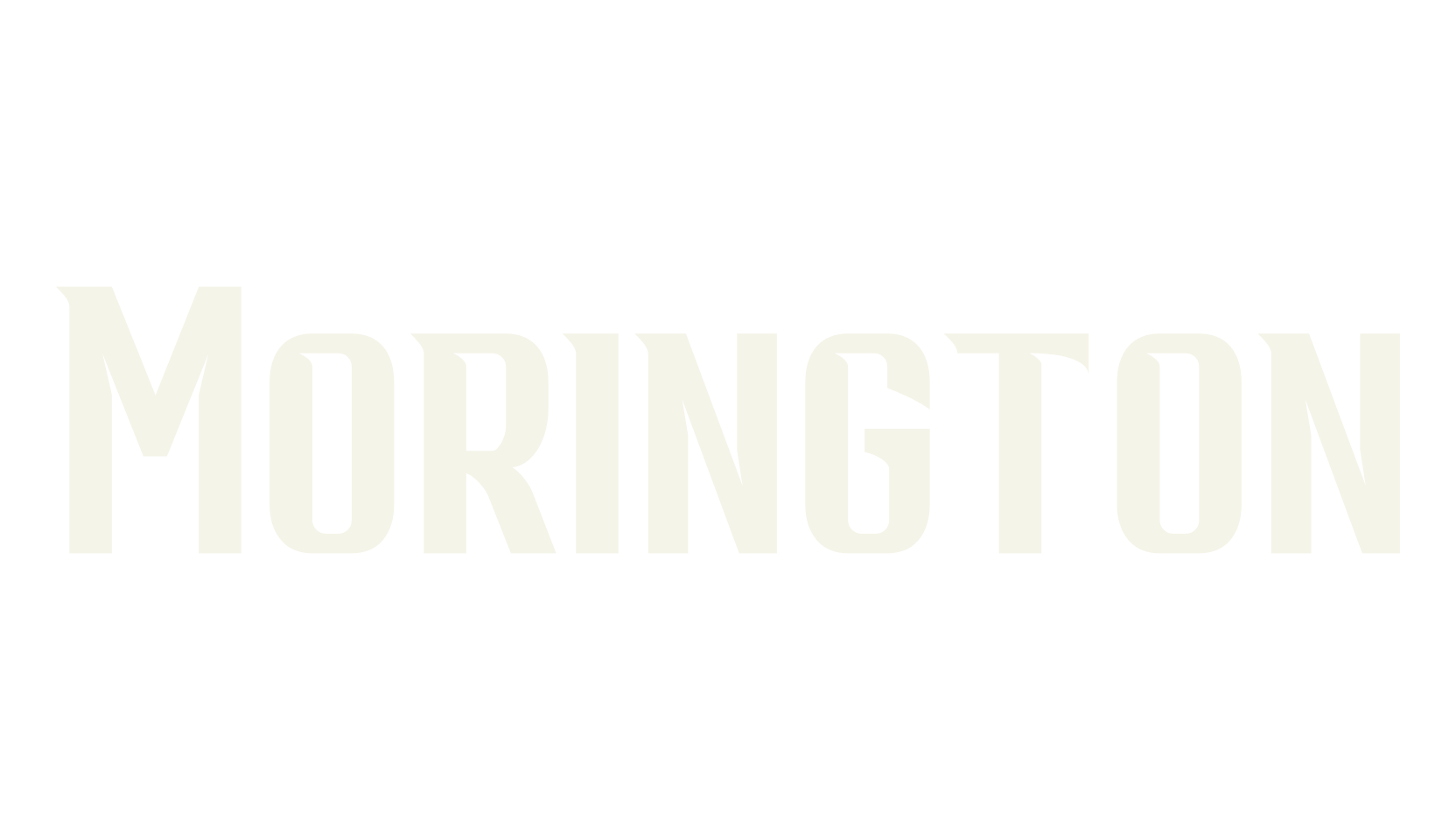 Morington, sports font preview