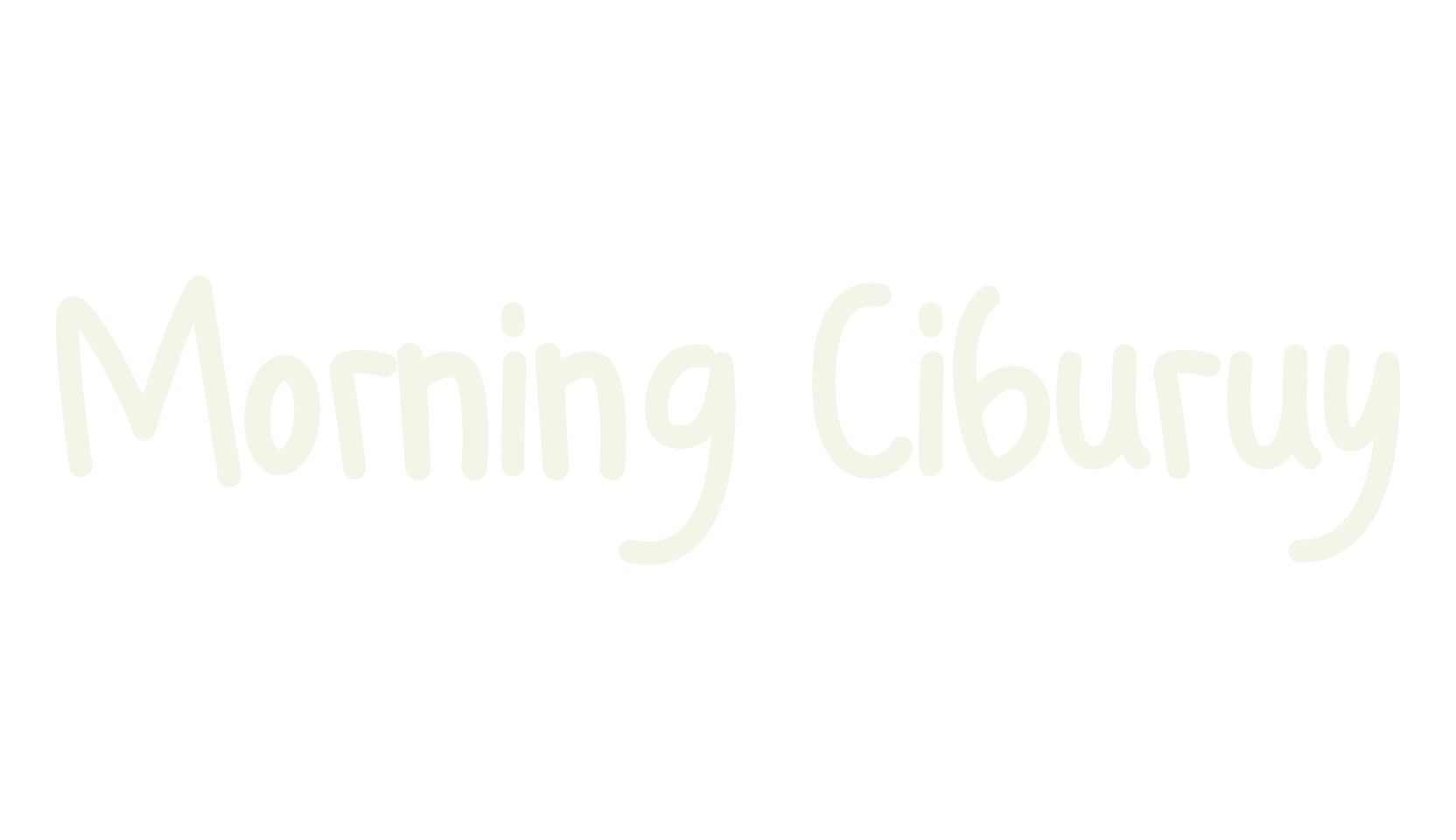 Morning Ciburuy, cute font preview