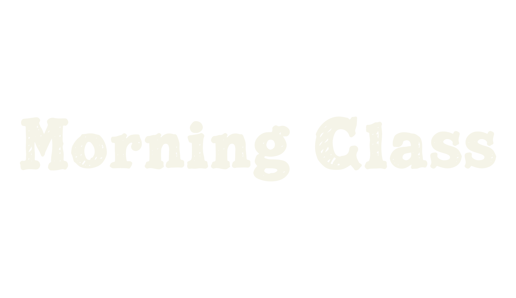 Morning Class, cute font preview