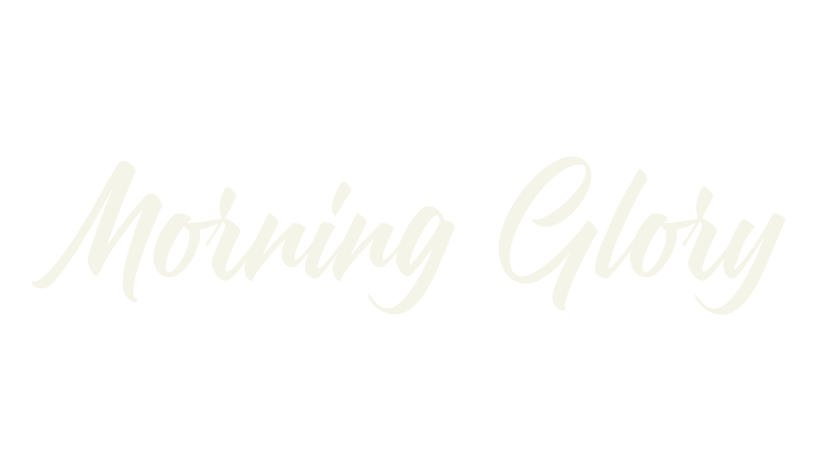 Morning Glory, calligraphy font preview