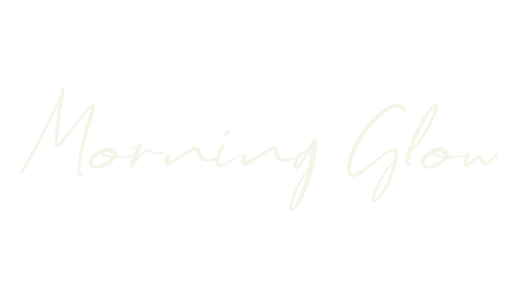 Morning Glow, thin font preview