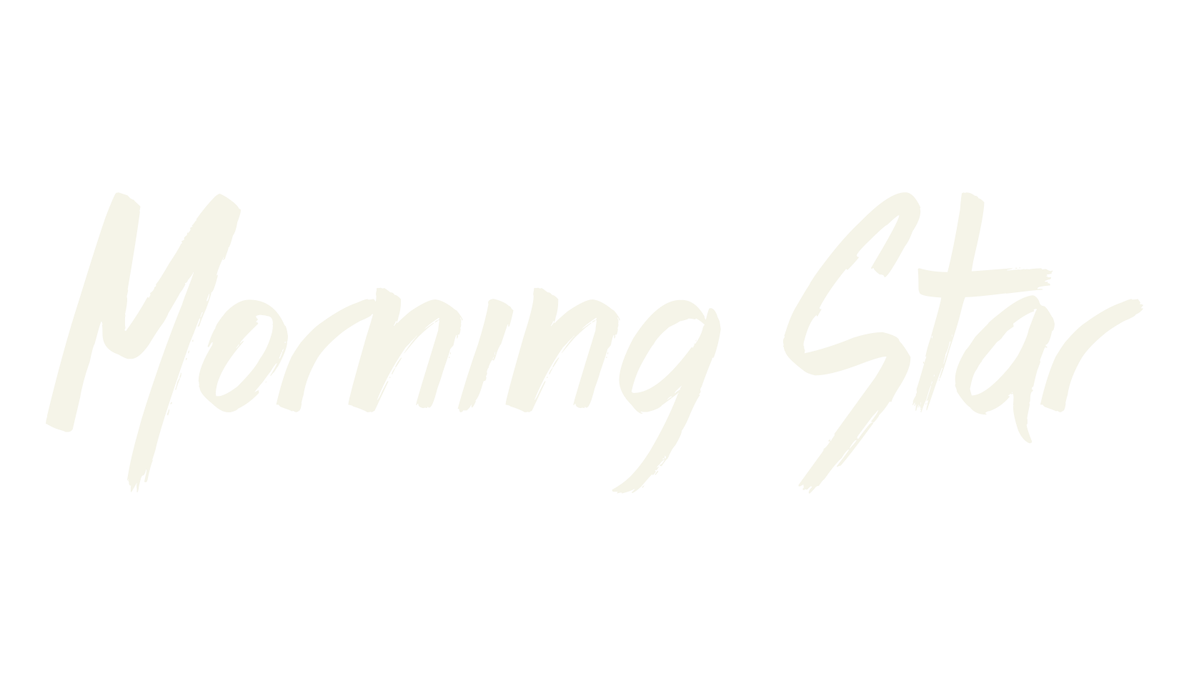 Morning Star, handwritten font preview