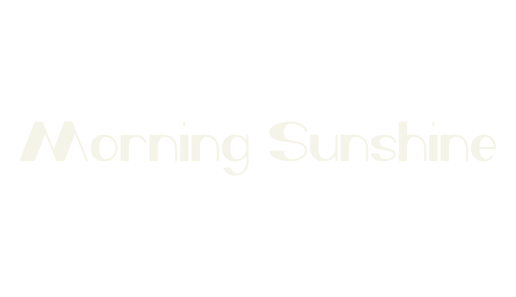 Morning Sunshine, display market font preview