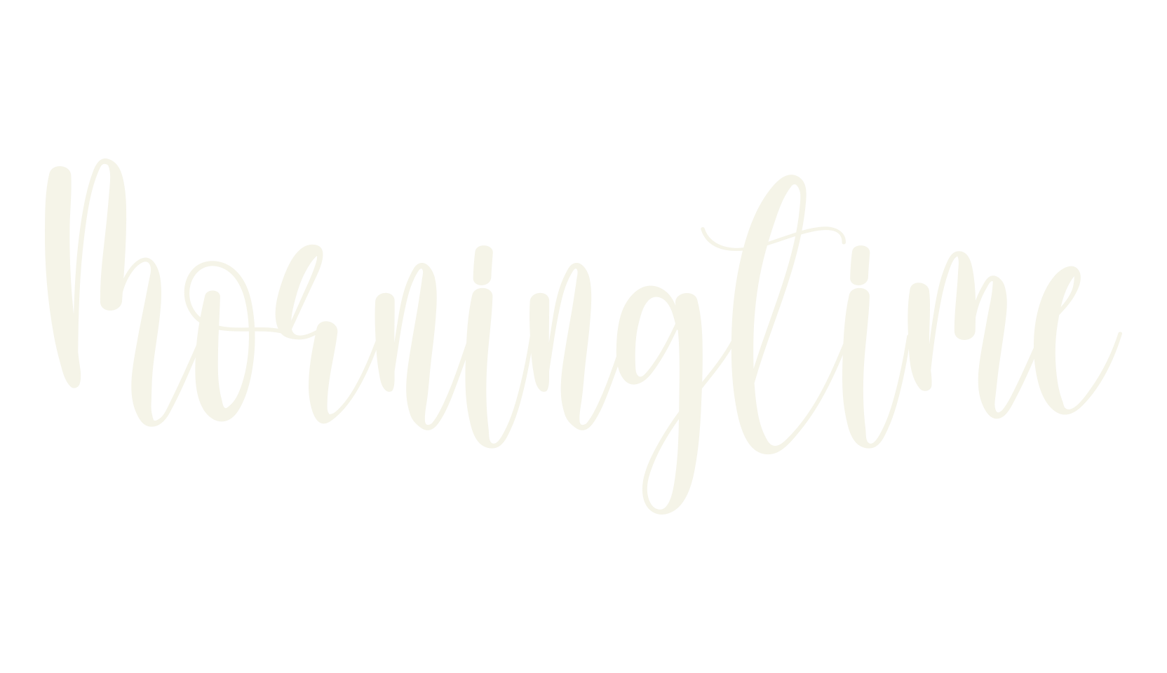 Morningtime, lettering font preview