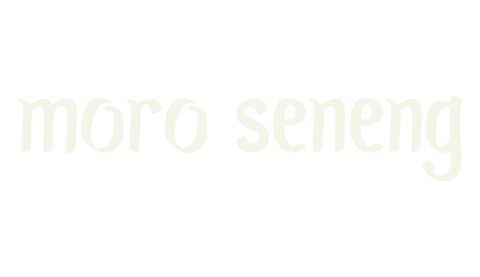 Moro Seneng, fashion script font preview