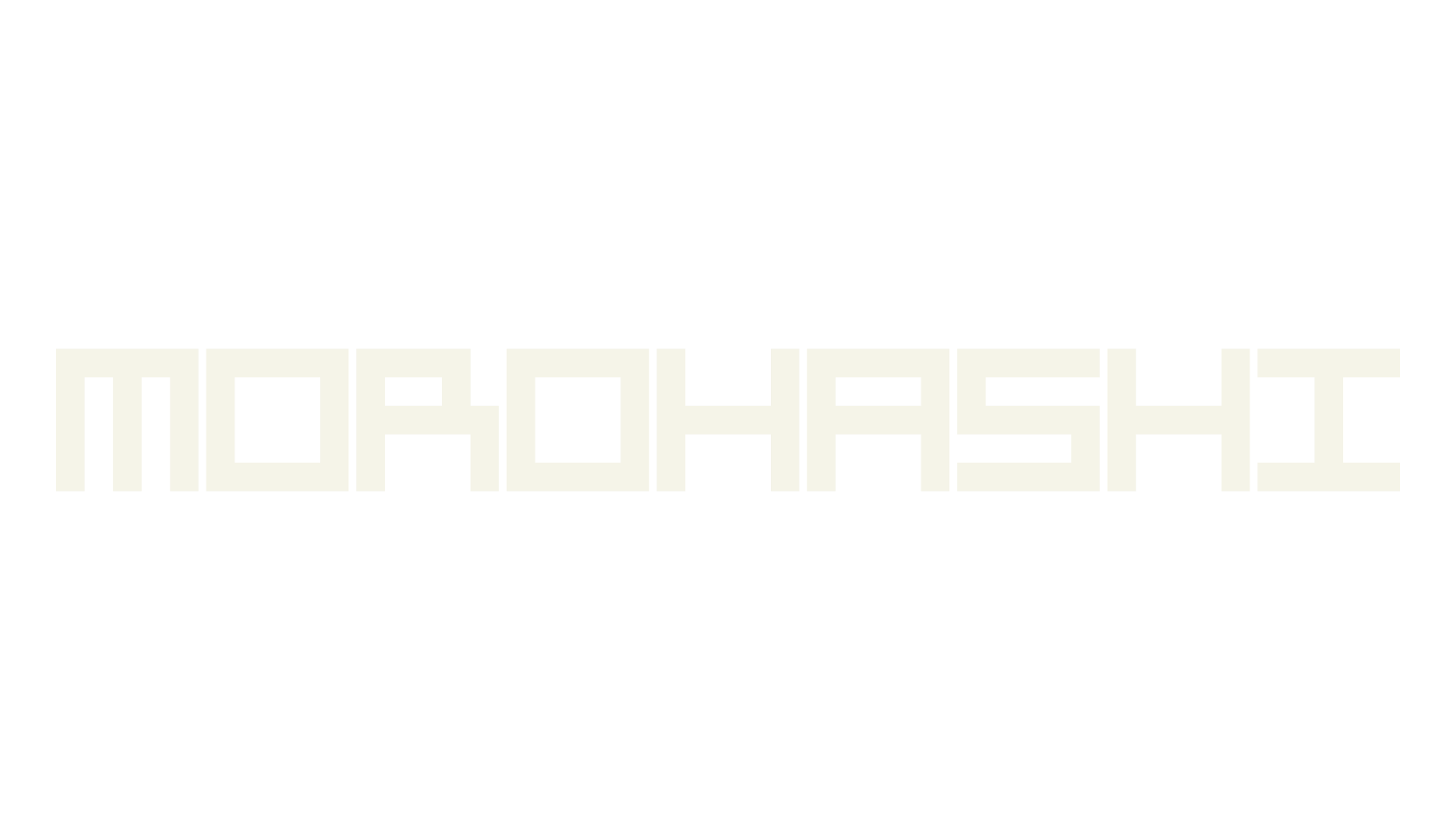 Morohashi, square font preview