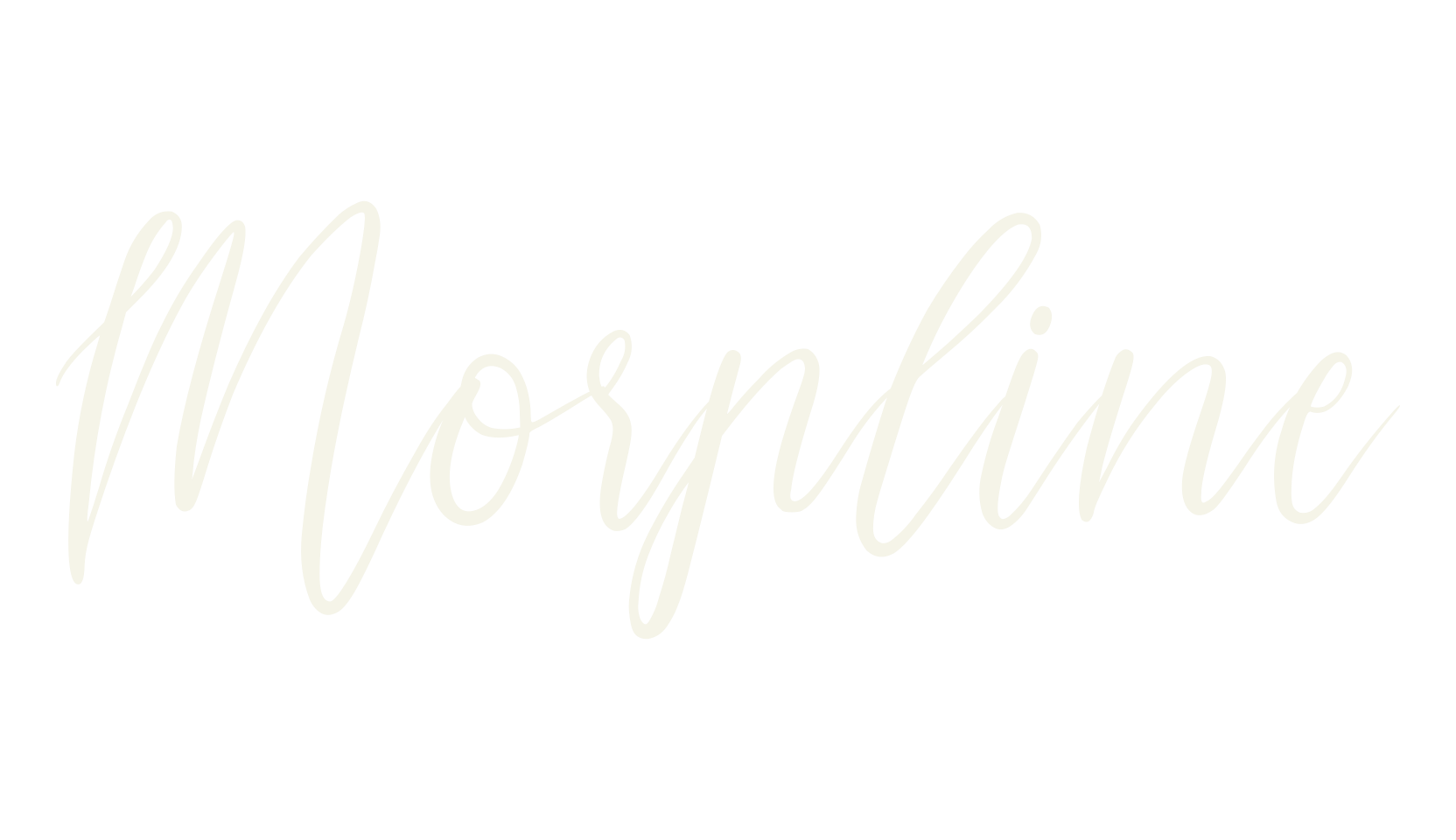 Morpline, cursive font preview