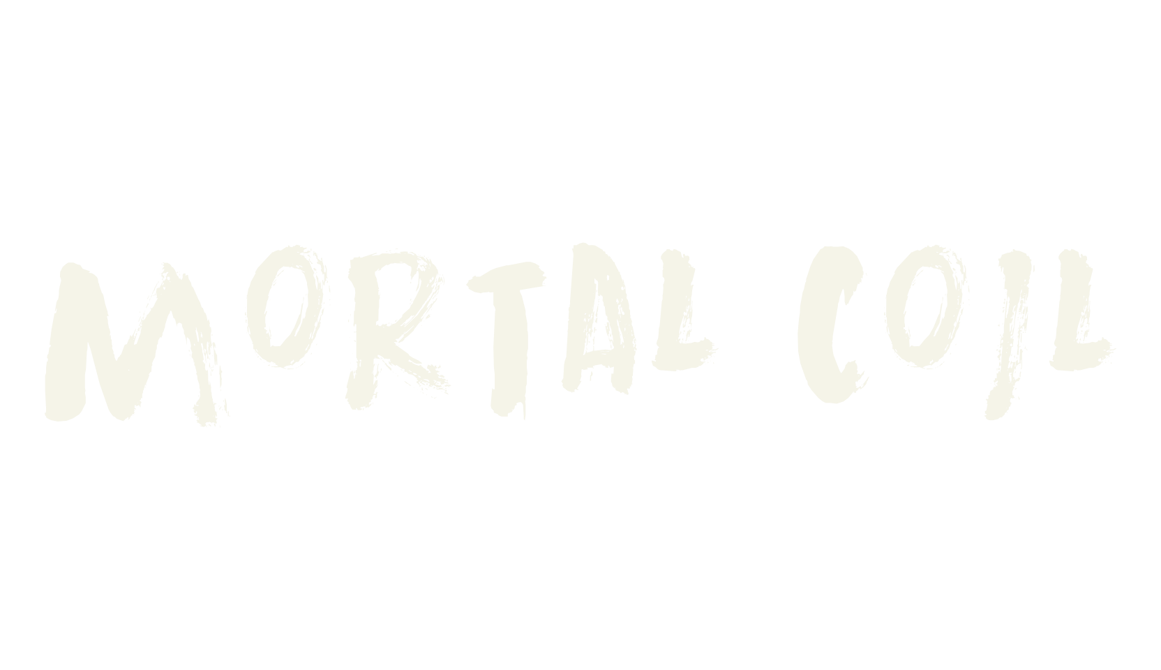 Mortal Coil, handwritten font preview