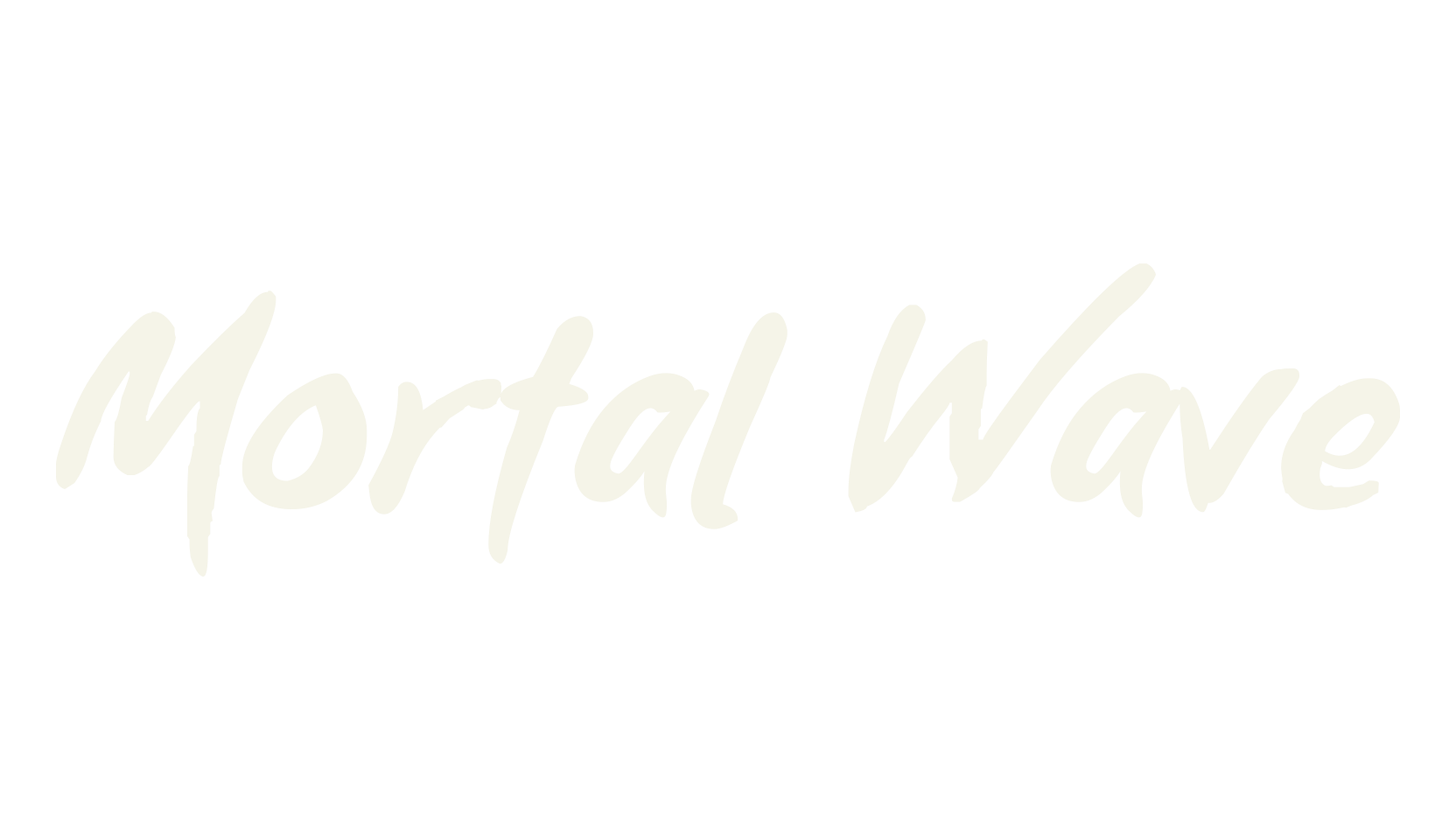 Mortal Wave, stylish font preview