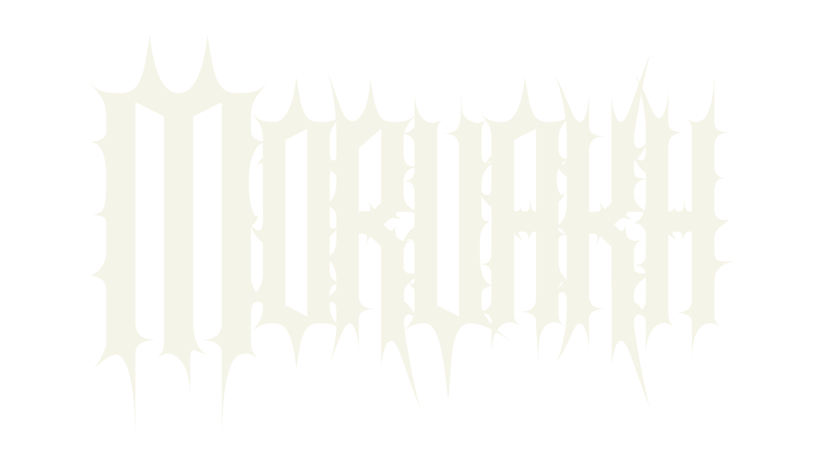 Morvakh, gothic font preview