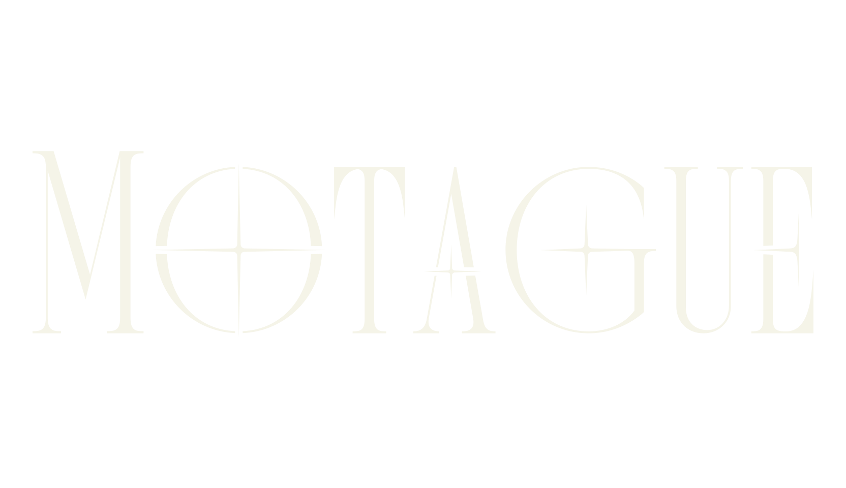 Motague, serif font preview