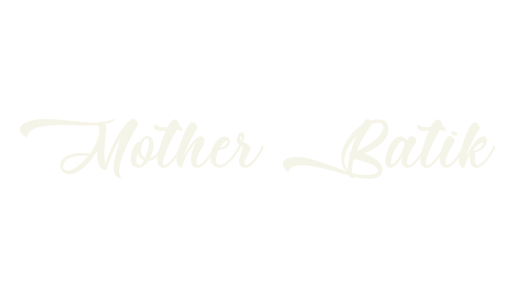 Mother Batik, lettering font preview