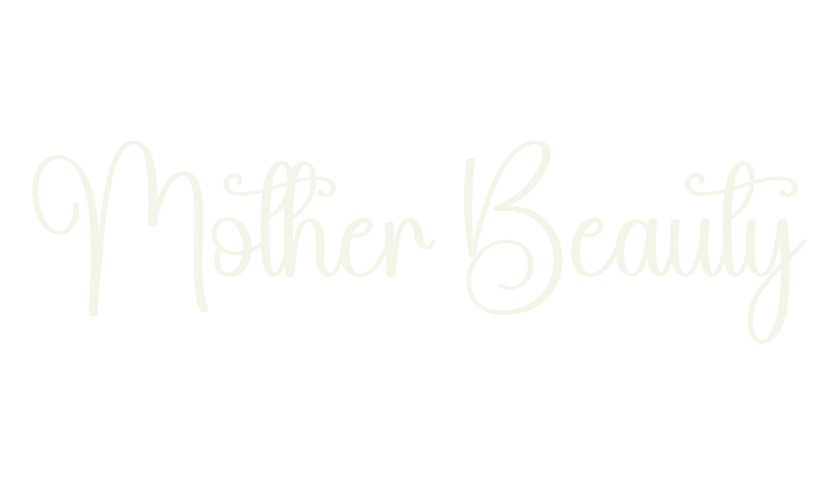 Mother Beauty, calligraphy font preview