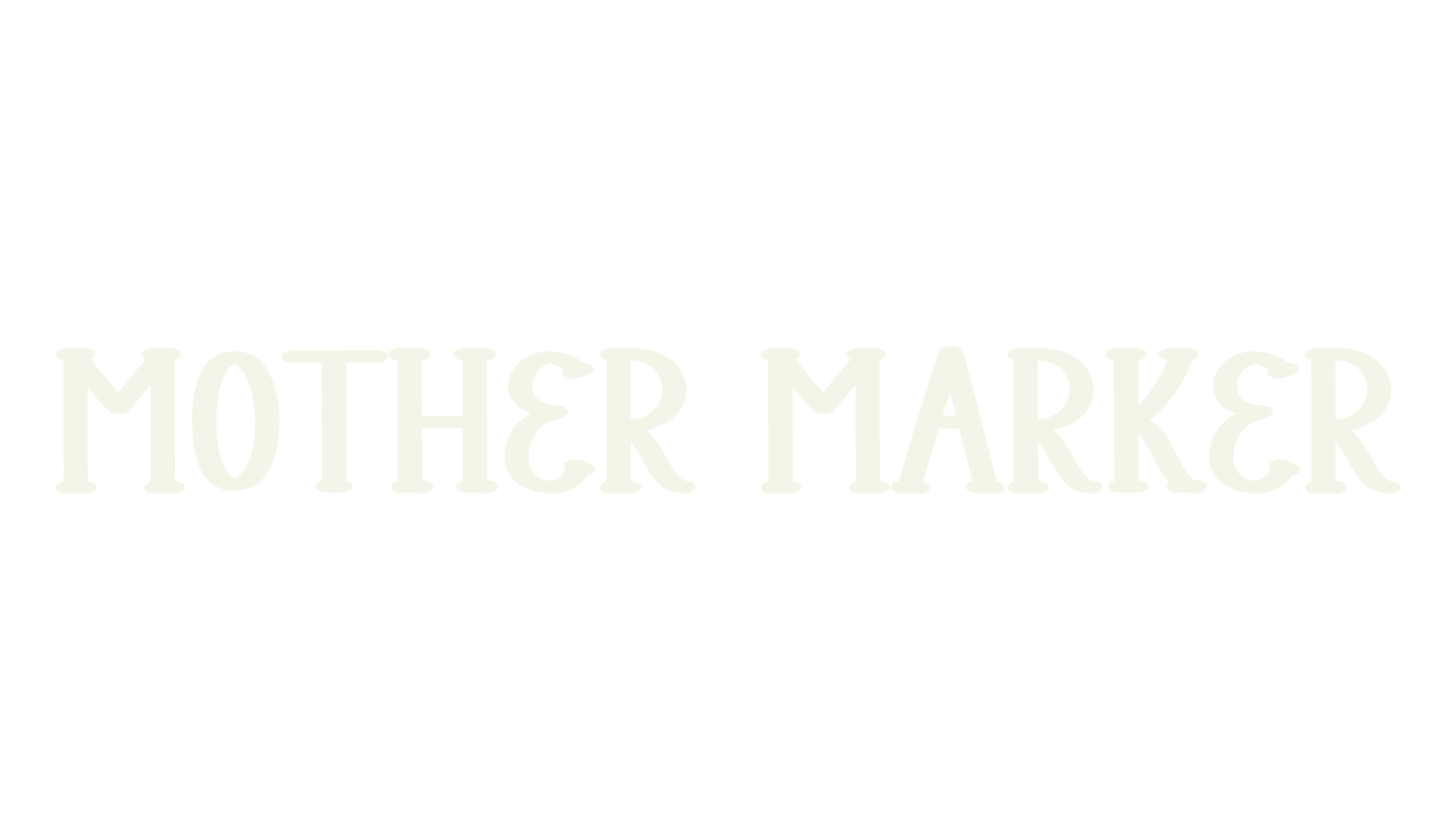 Mother Marker, handwriting font preview
