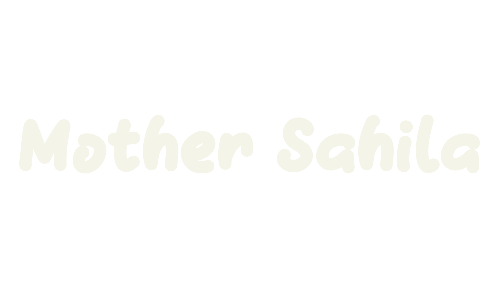 Mother Sahila, cursive font preview