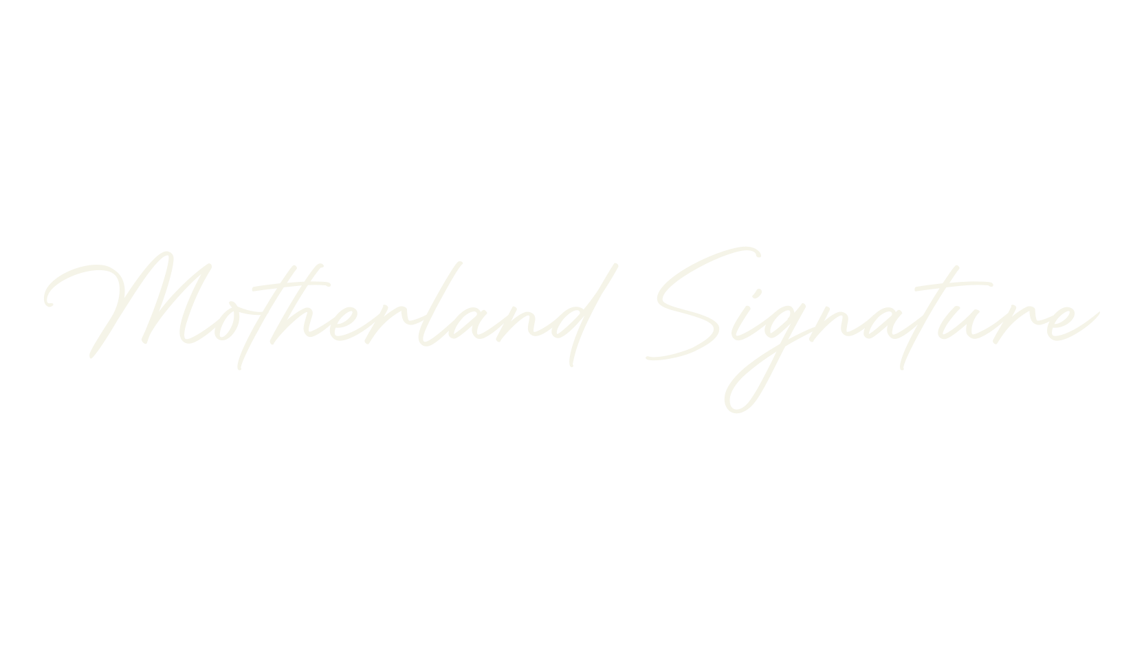Motherland Signature, fashion script font preview