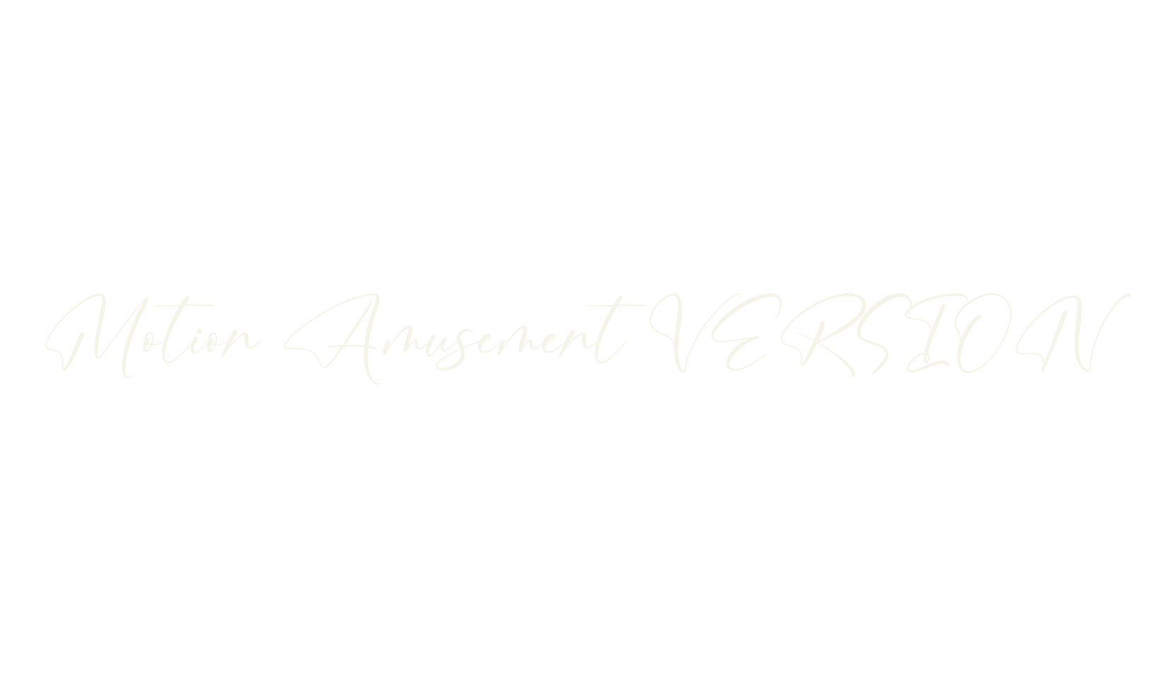 Motion Amusement VERSION, script font preview