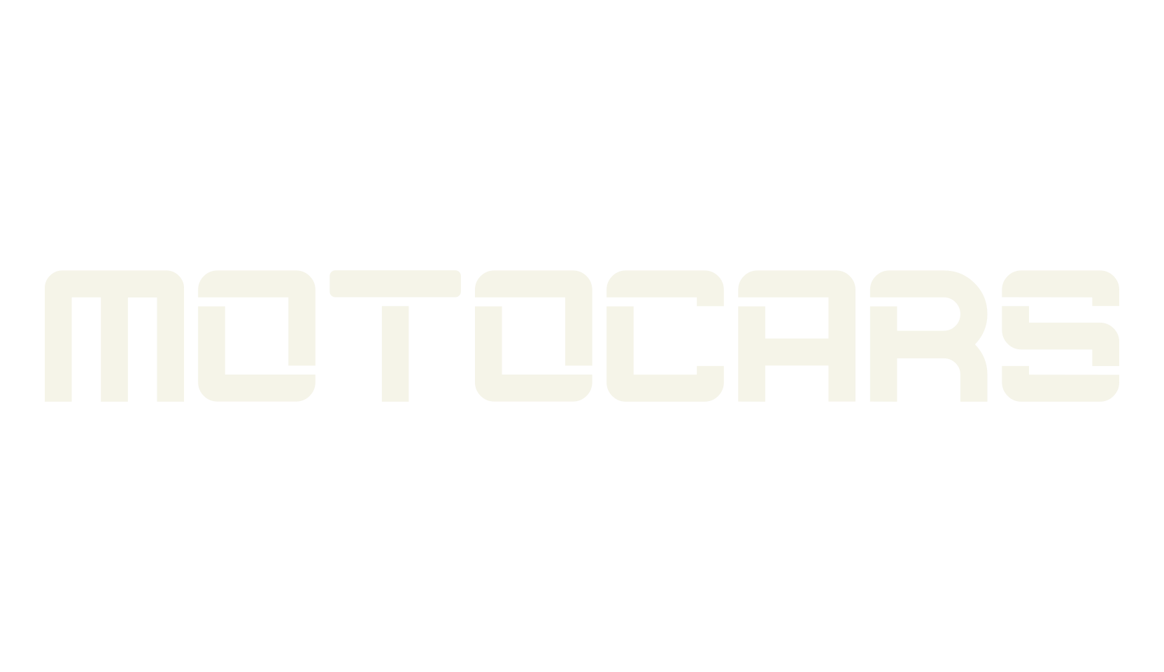 Motocars, racing font preview