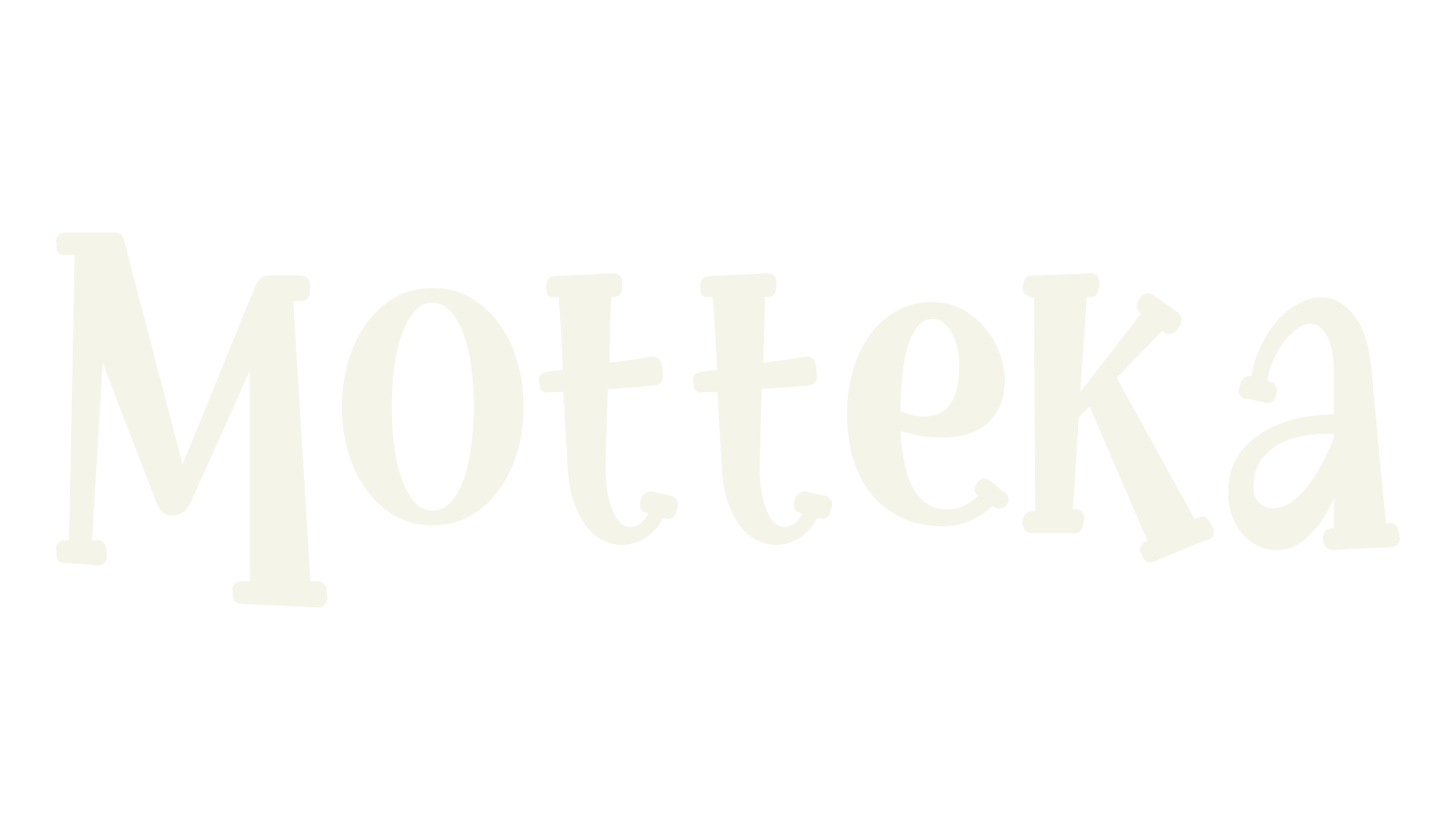 Motteka, children font preview