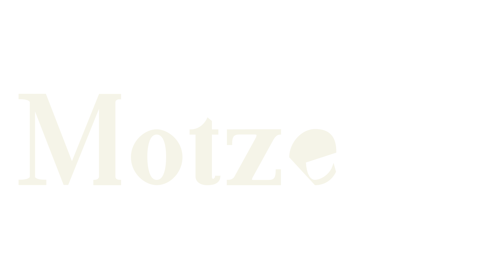 Motzeda, bold font preview