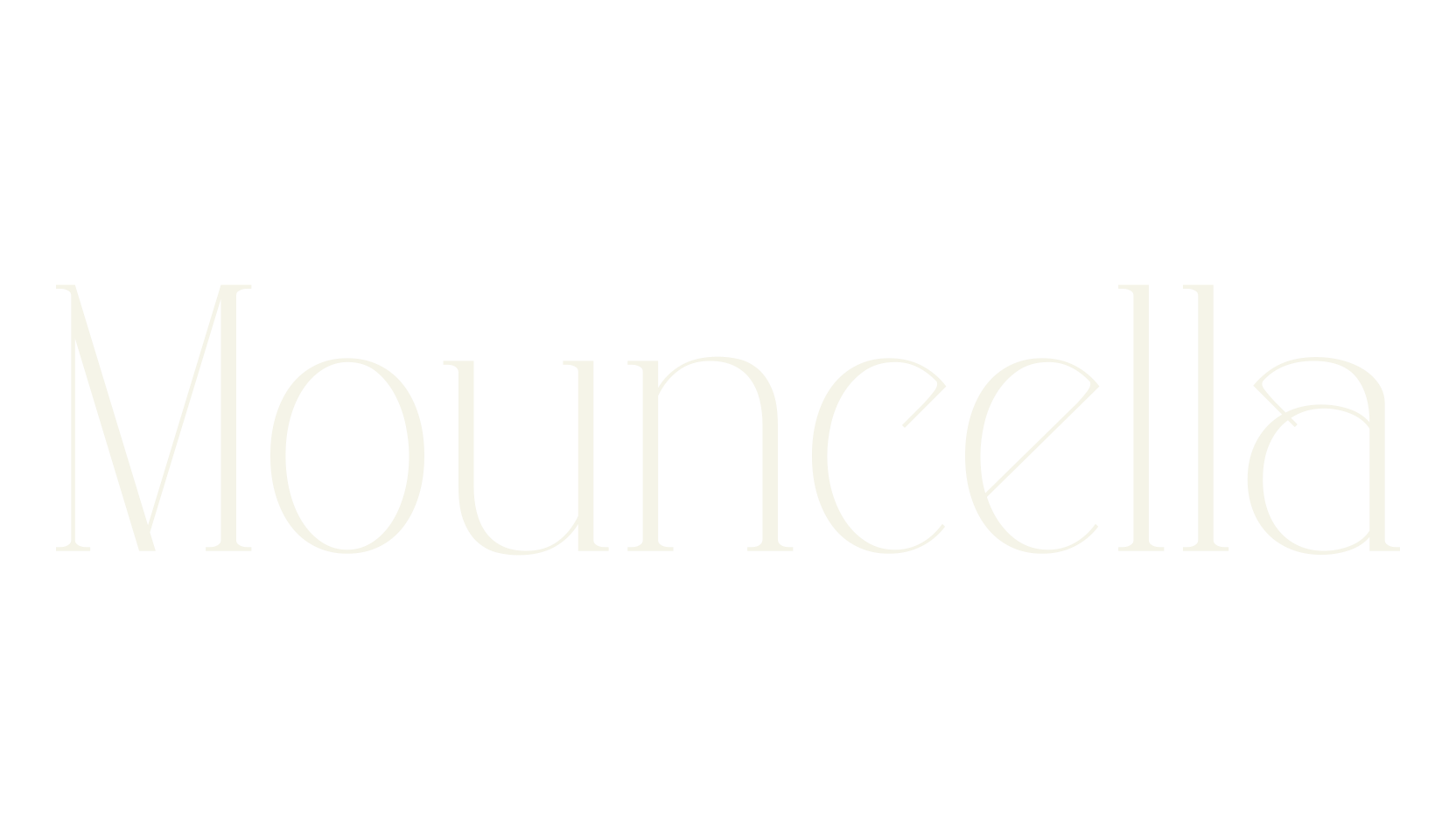 Mouncella, sans serif font preview