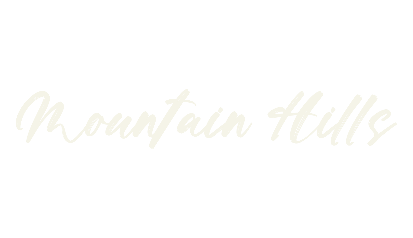 Mountain Hills, fancy font preview