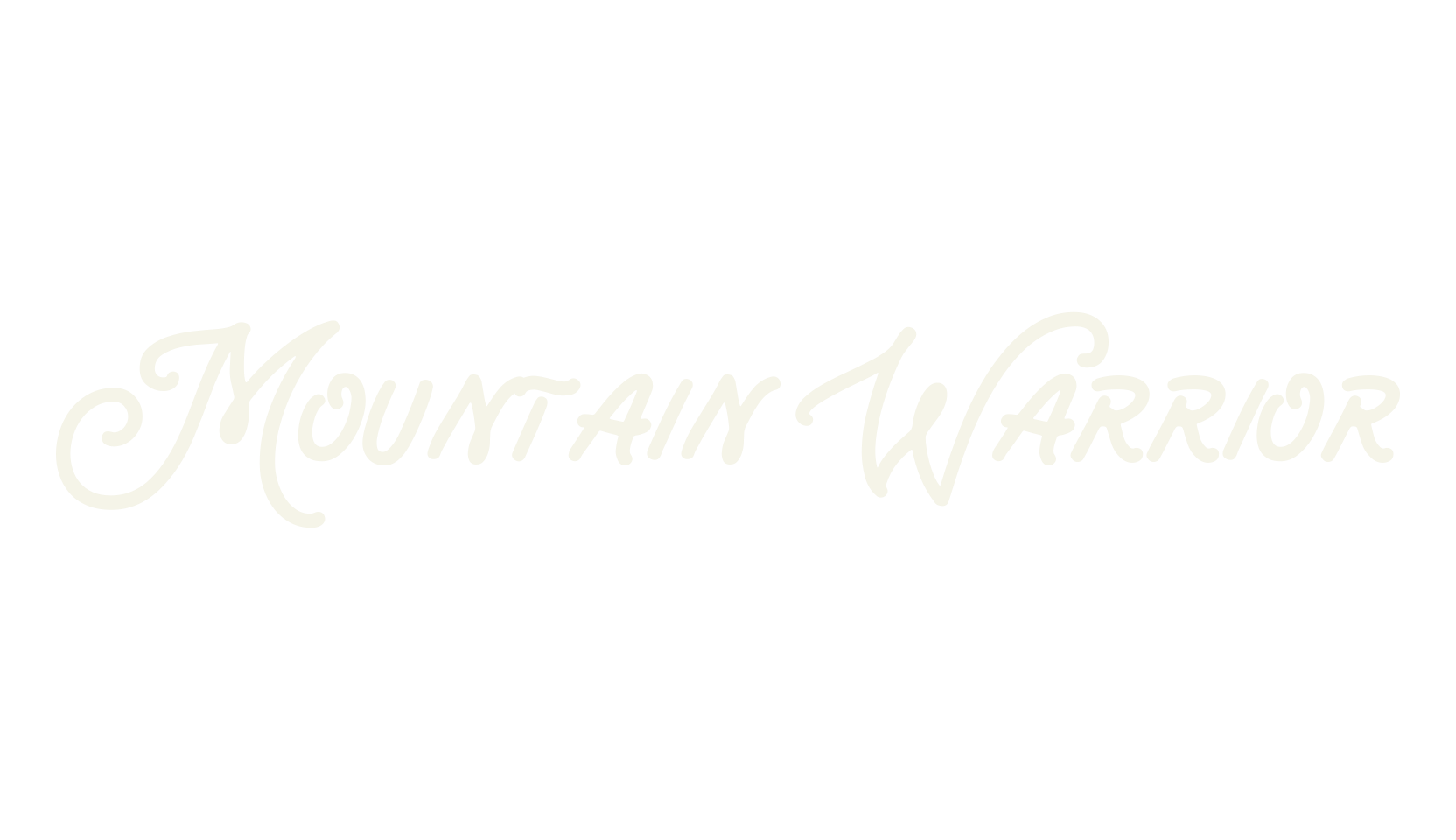 Mountain Warrior, fashion script font preview