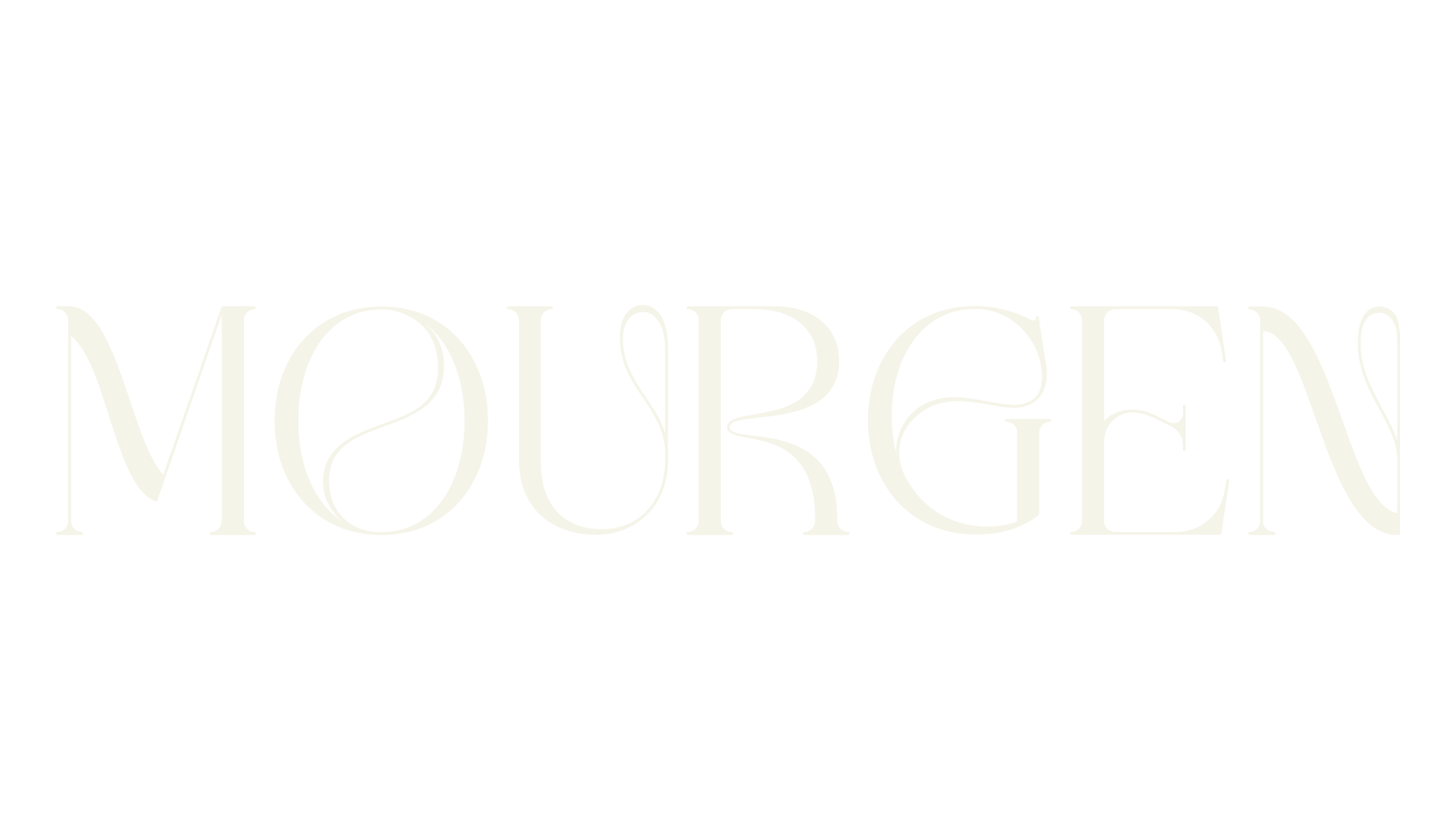 MOURGEN, serif font preview