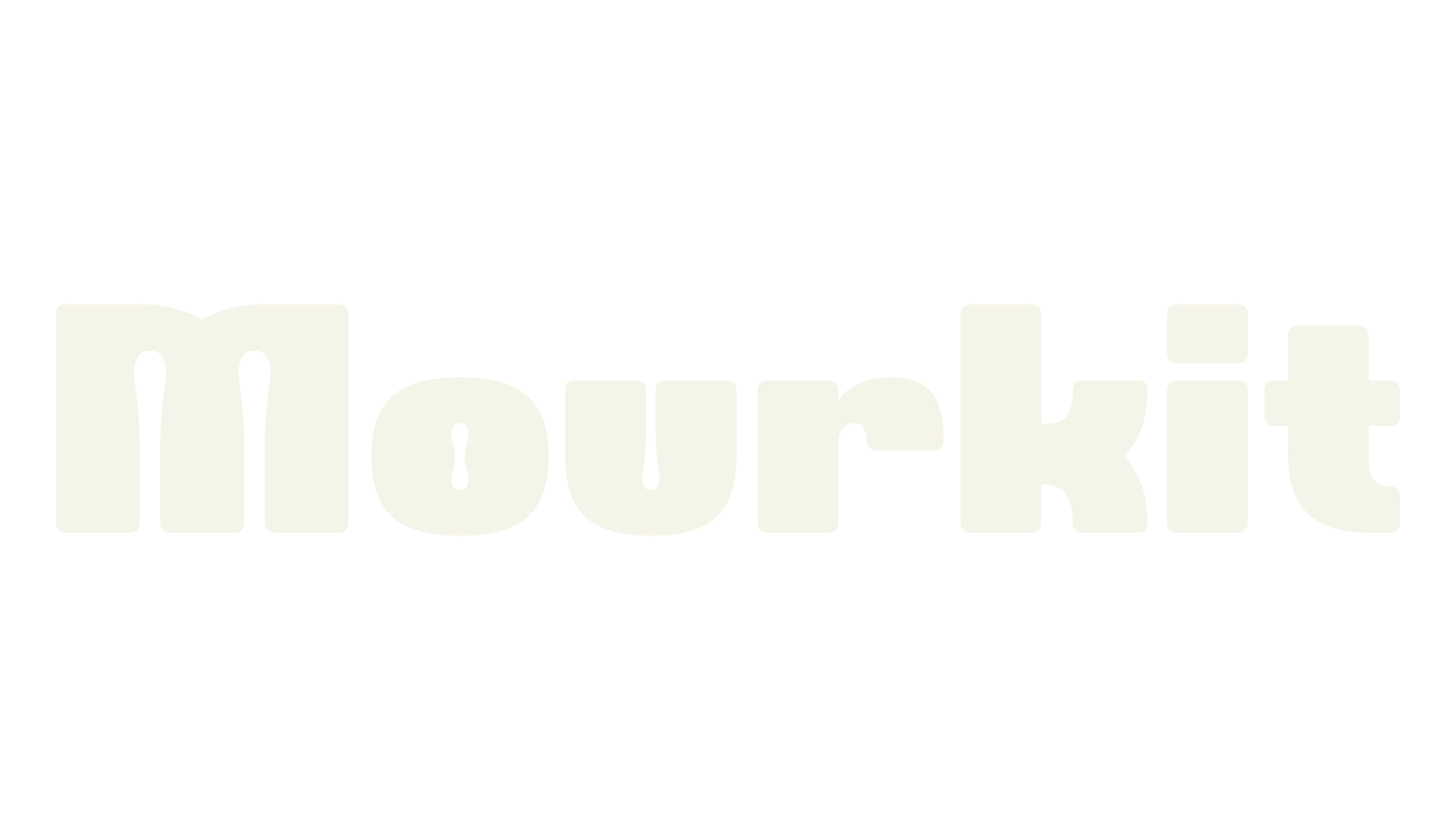 Mourkit, bold font preview