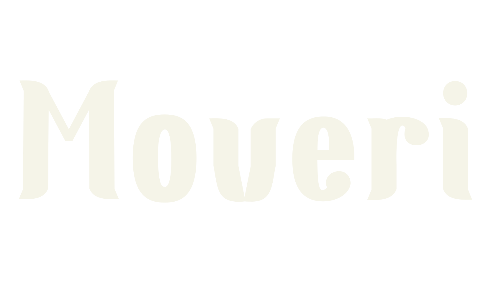 Moveri, sans serif font preview