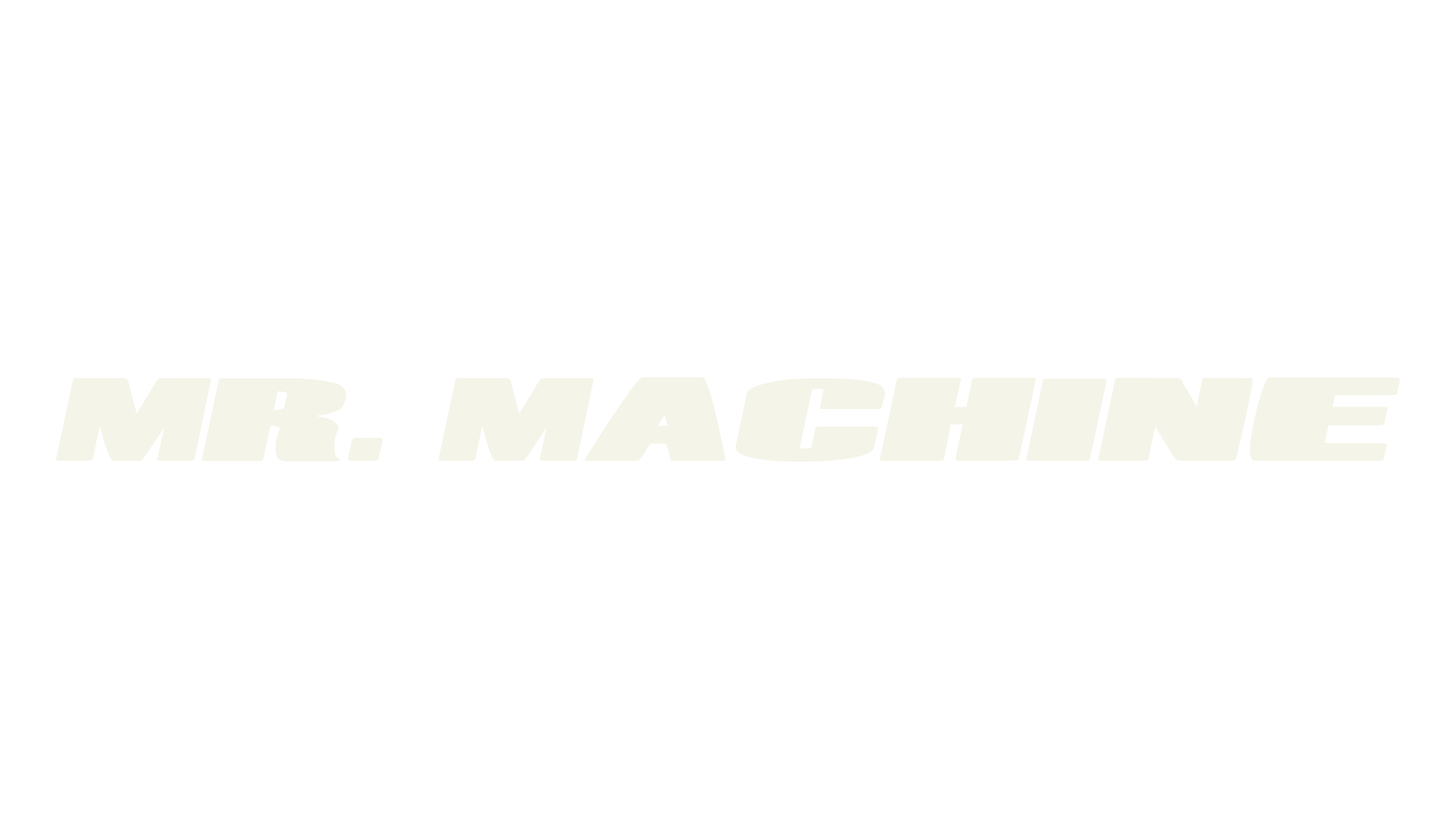 Mr. Machine, square font preview