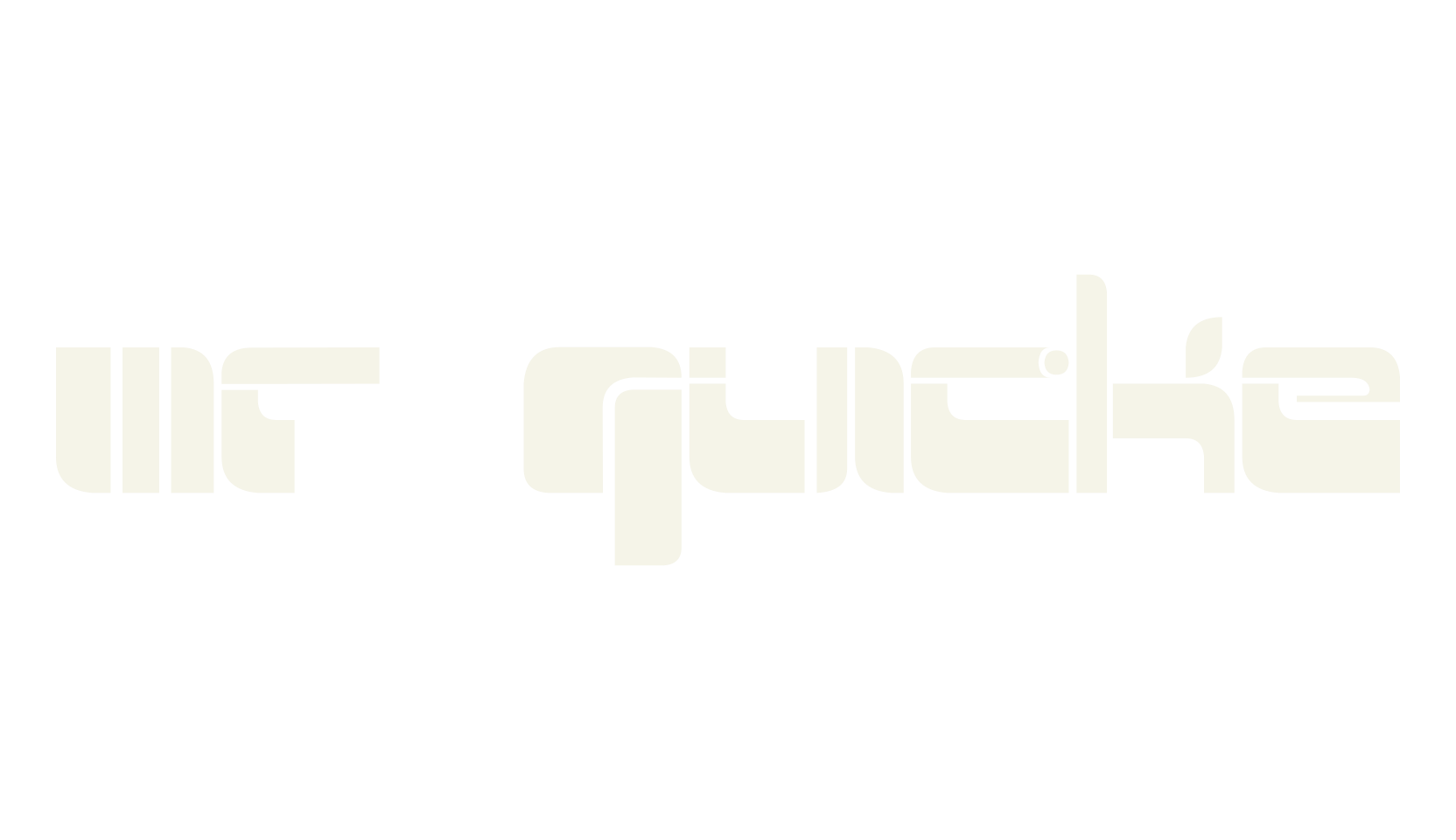 Mr Quicke, stencil font preview