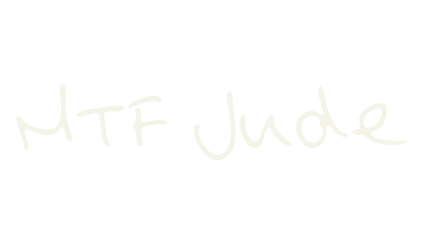MTF Jude, hand drawn font preview