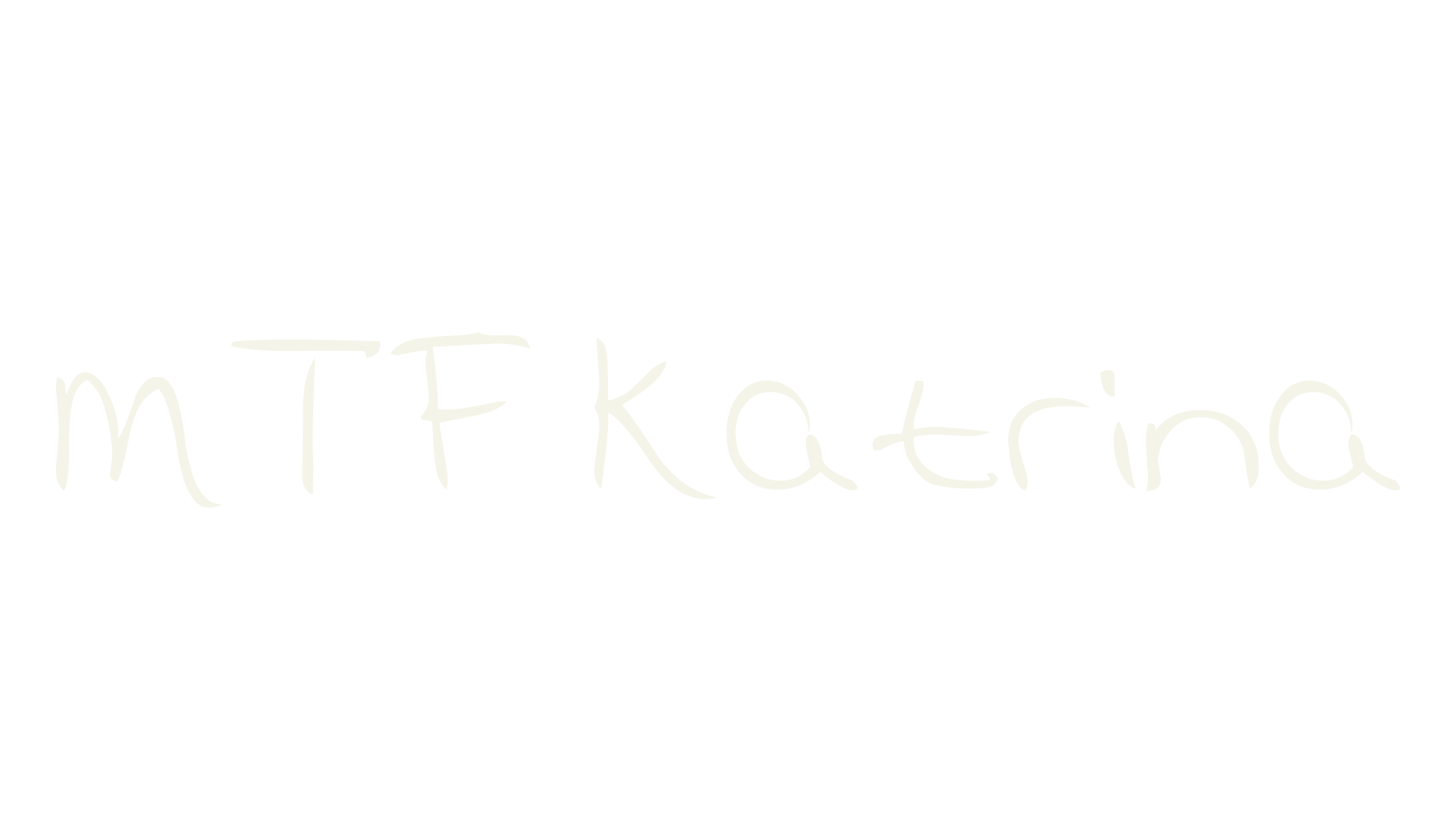 MTF Katrina, hand drawn font preview