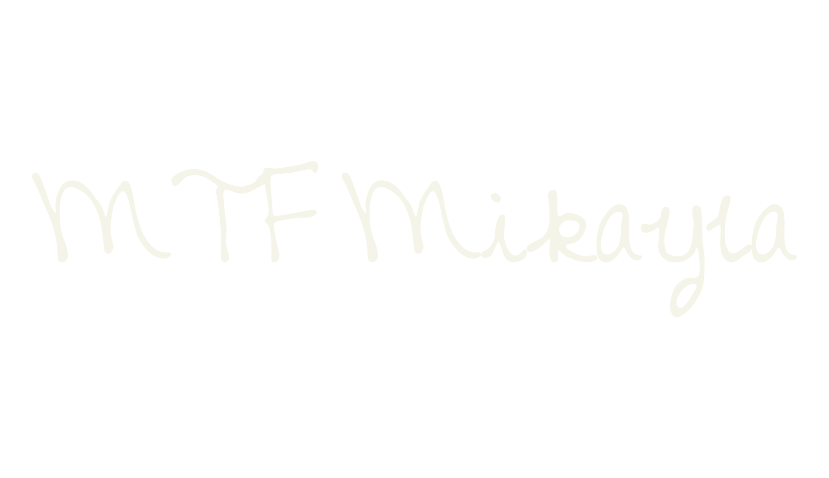MTF Mikayla, hand drawn font preview