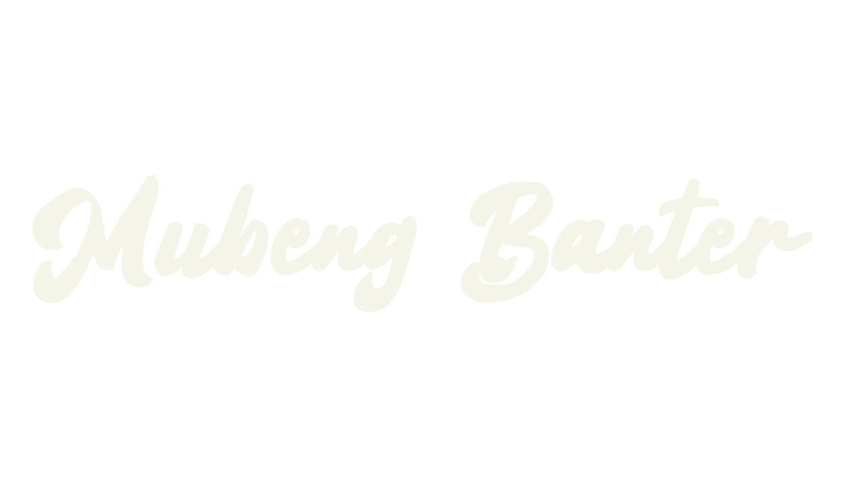Mubeng Banter, bold font preview
