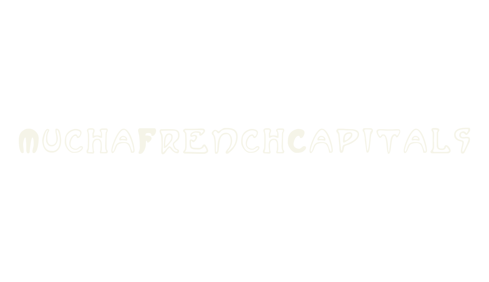 MuchaFrenchCapitals, display market font preview
